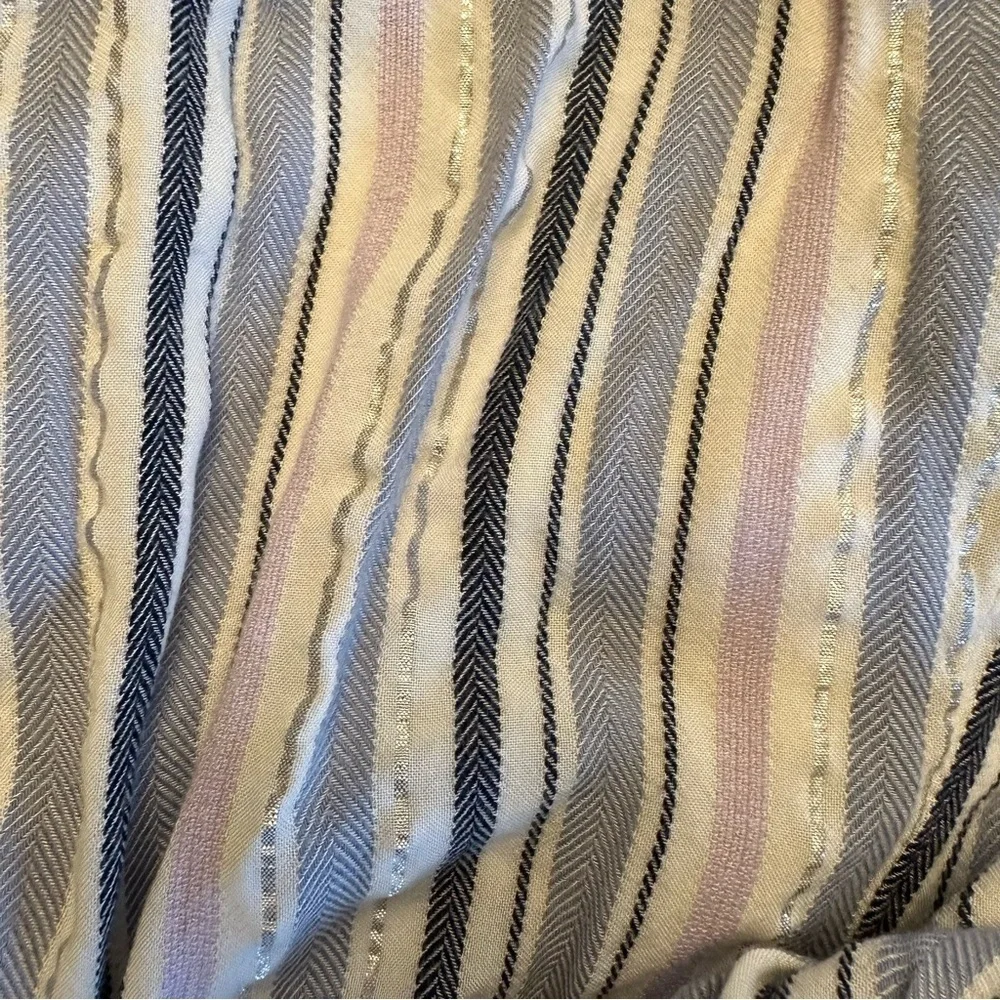 Justice Striped Pastel Sleeveless Spring Summer Romper Jumpsuit Sz Girls M (10)